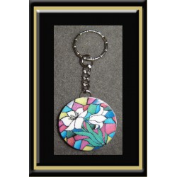 Porte clef vitrail 06